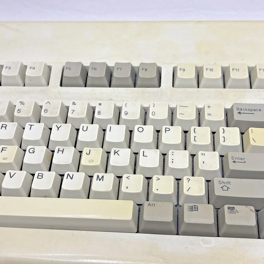 Vintage‎ Dell AT101W Keyboard Wired Mechanical GYUM90SK PS/2
